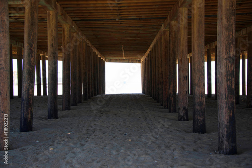 Under the Pier in Pismo Beach