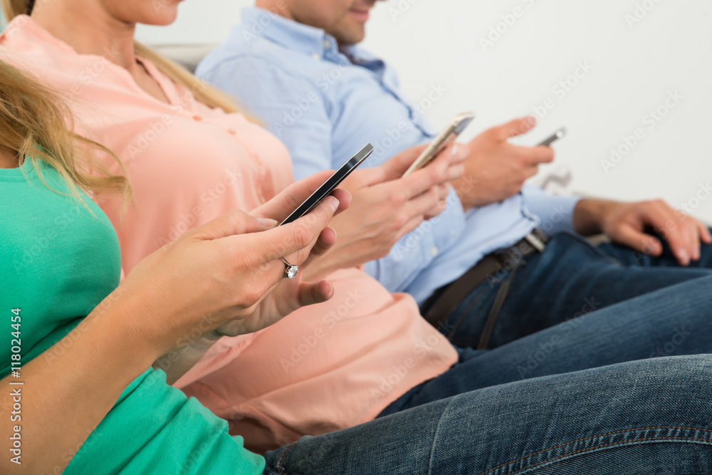 People Using Cellphone People Using Cellphone