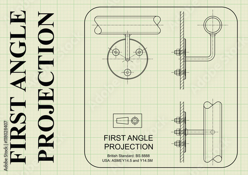 First Angle Orthographic Projection