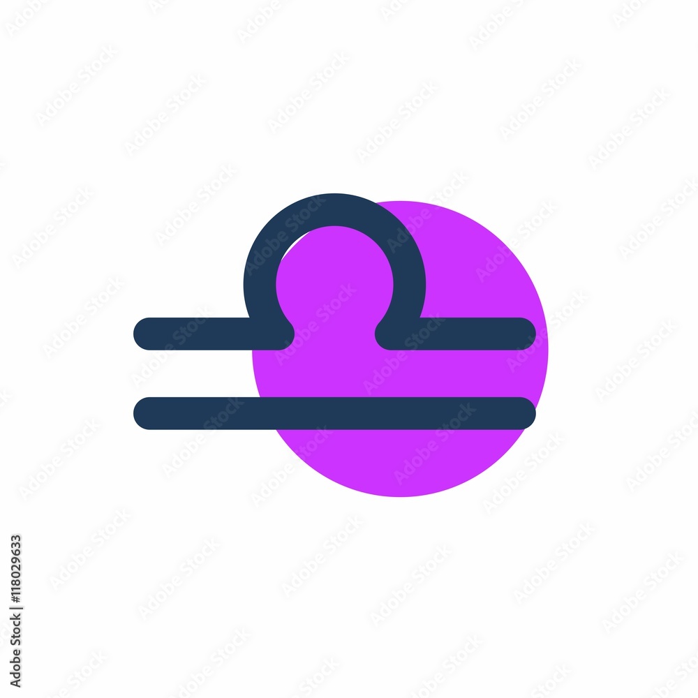 libra zodiac logo icon vector libra zodiac logo icon vector