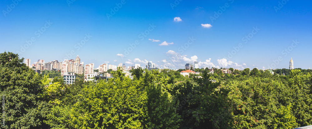 THE GLORY PARK in Kyiv. Panorama.