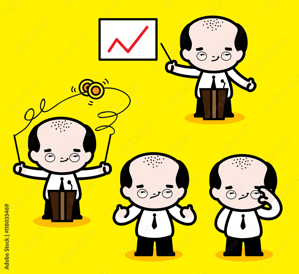 Business boss / There are four kinds of facial expression and posture, about a business boss's style in this set. Business boss / There are four kinds of facial expression and posture, about a business boss's style in this set.