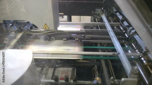 Preparation of plates for books, industrial production