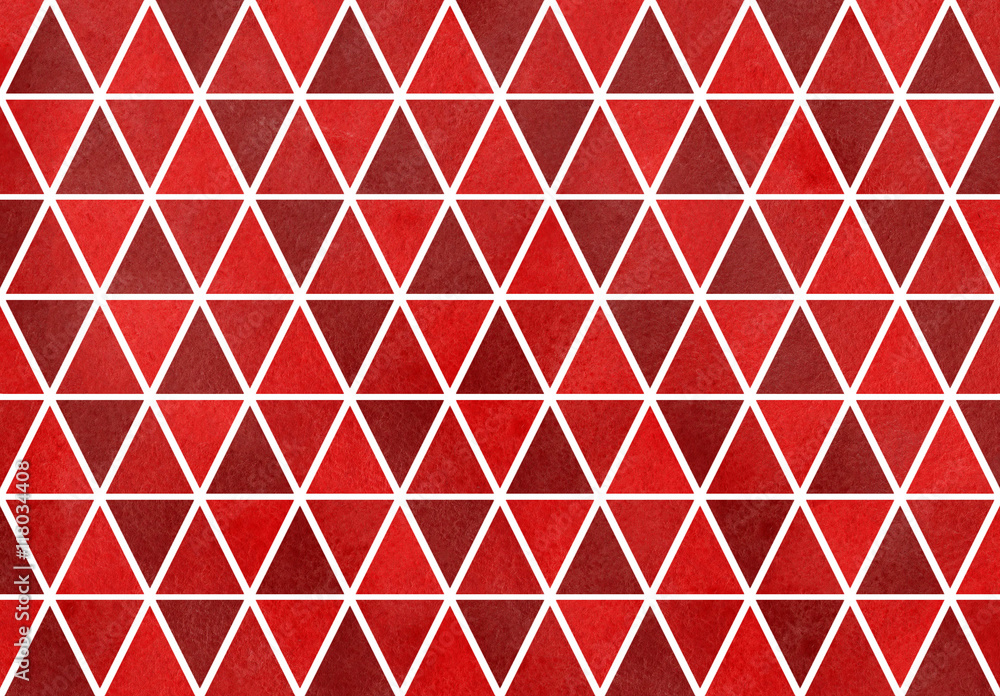 Watercolor triangle pattern. Watercolor triangle pattern.