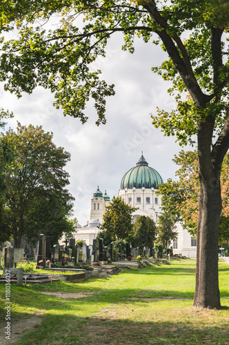 Canvas Print Vienna - Vienna Central Cemetery
