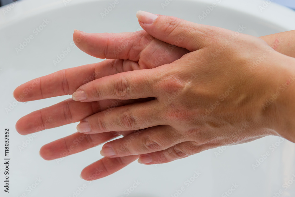 Fototapeta premium hände massieren