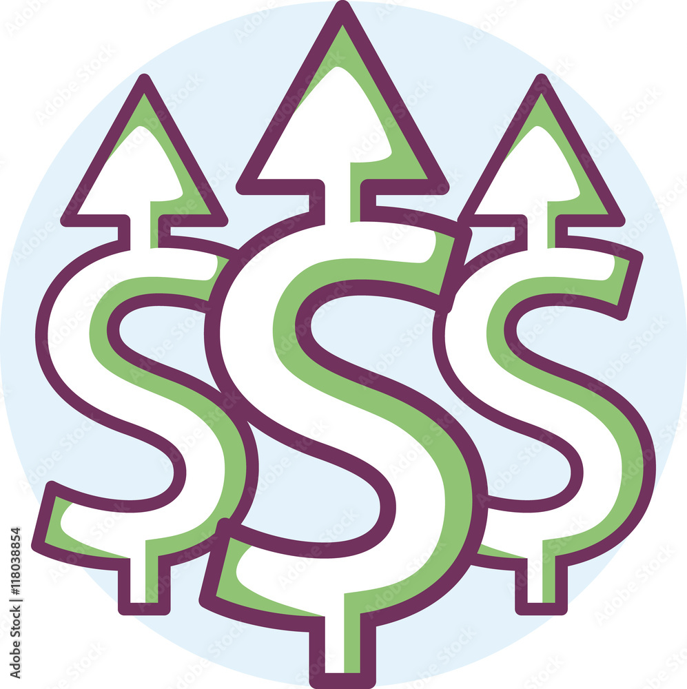 Dollar icon Dollar icon