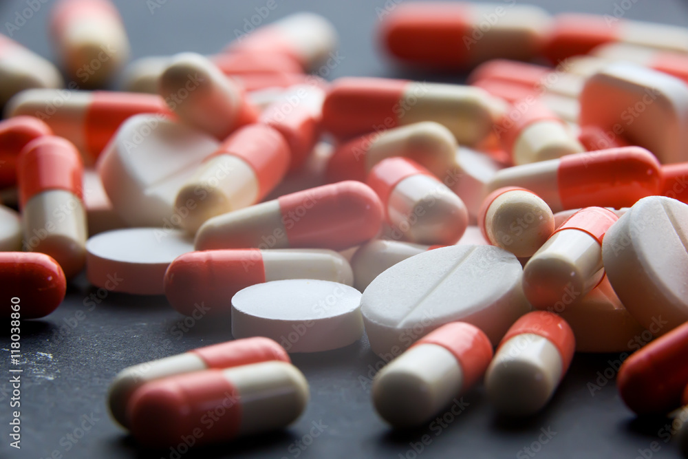 Pharmaceutical medication pills capsules