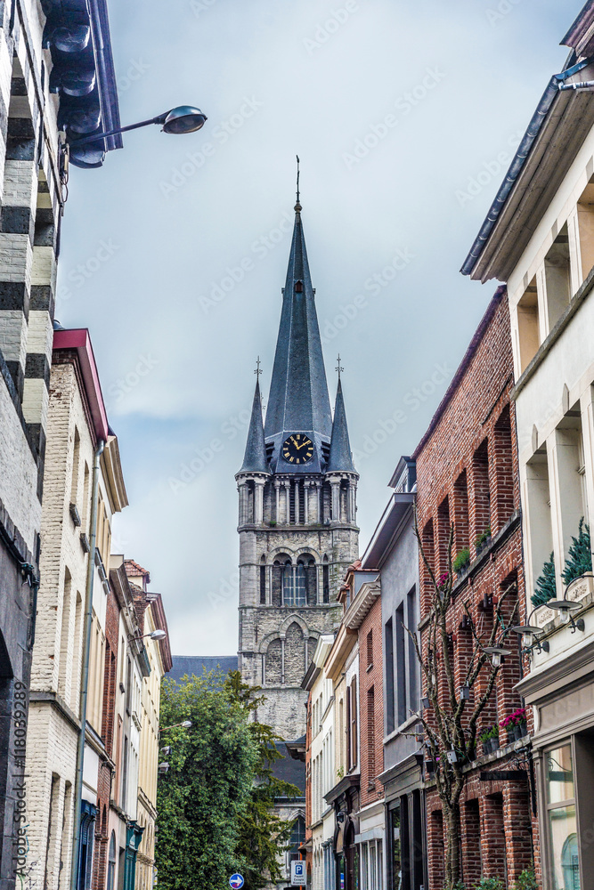 Saint-Jacques church in Tournai, Belgium.