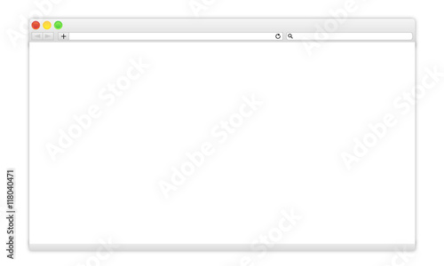 blank browser window