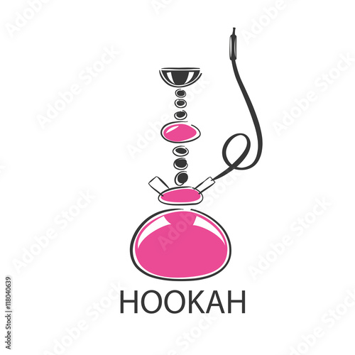 vector logo hookah