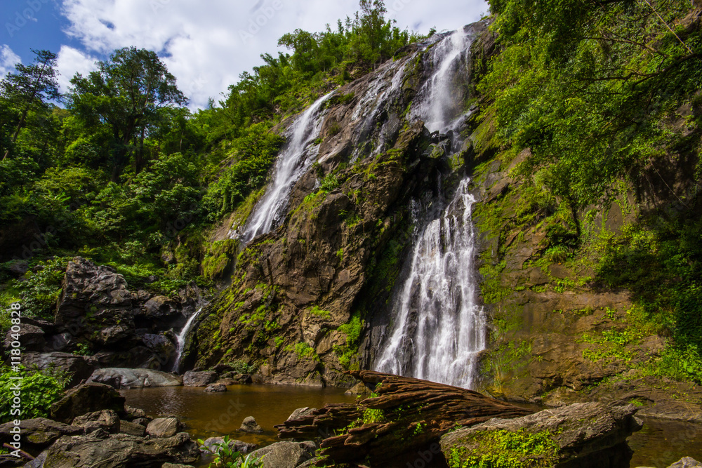 Klonglan waterfall,Khlong Lan National Park. Klonglan waterfall,Khlong Lan National Park.