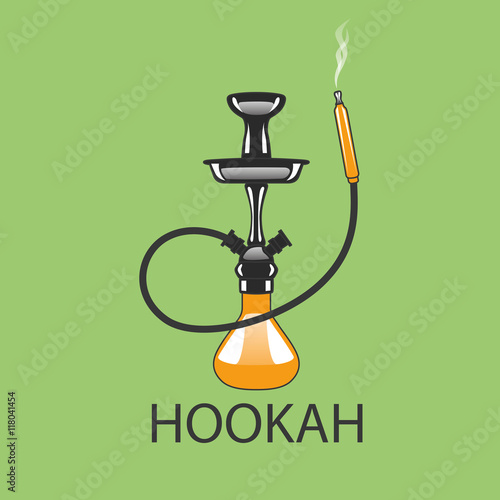 vector logo hookah
