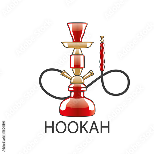 vector logo hookah