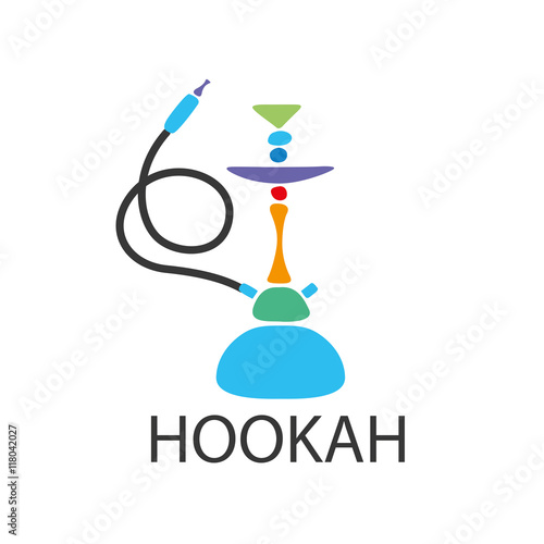 vector logo hookah