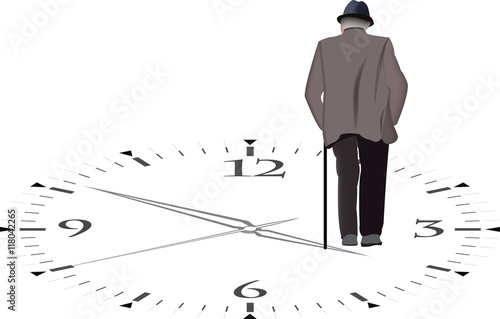 persona anziana orologio