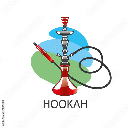 vector logo hookah