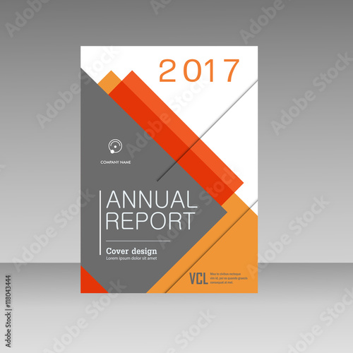 Vector brochure design template