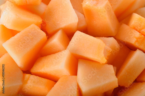 cantaloupe melon sliced