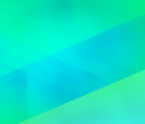Abstract green and blue polygonal mosaic background
