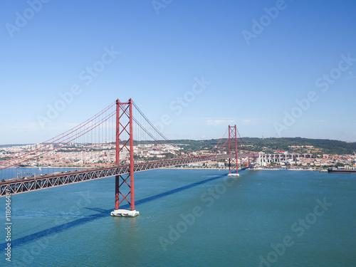 Ponte 25 de Abril in Lisbon, Portugal