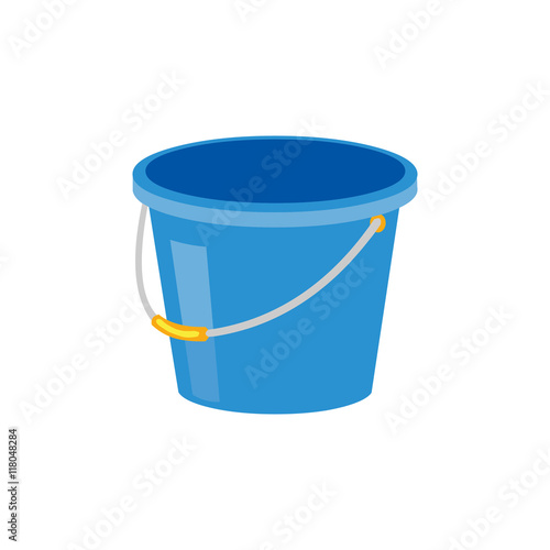 blue bucket icon