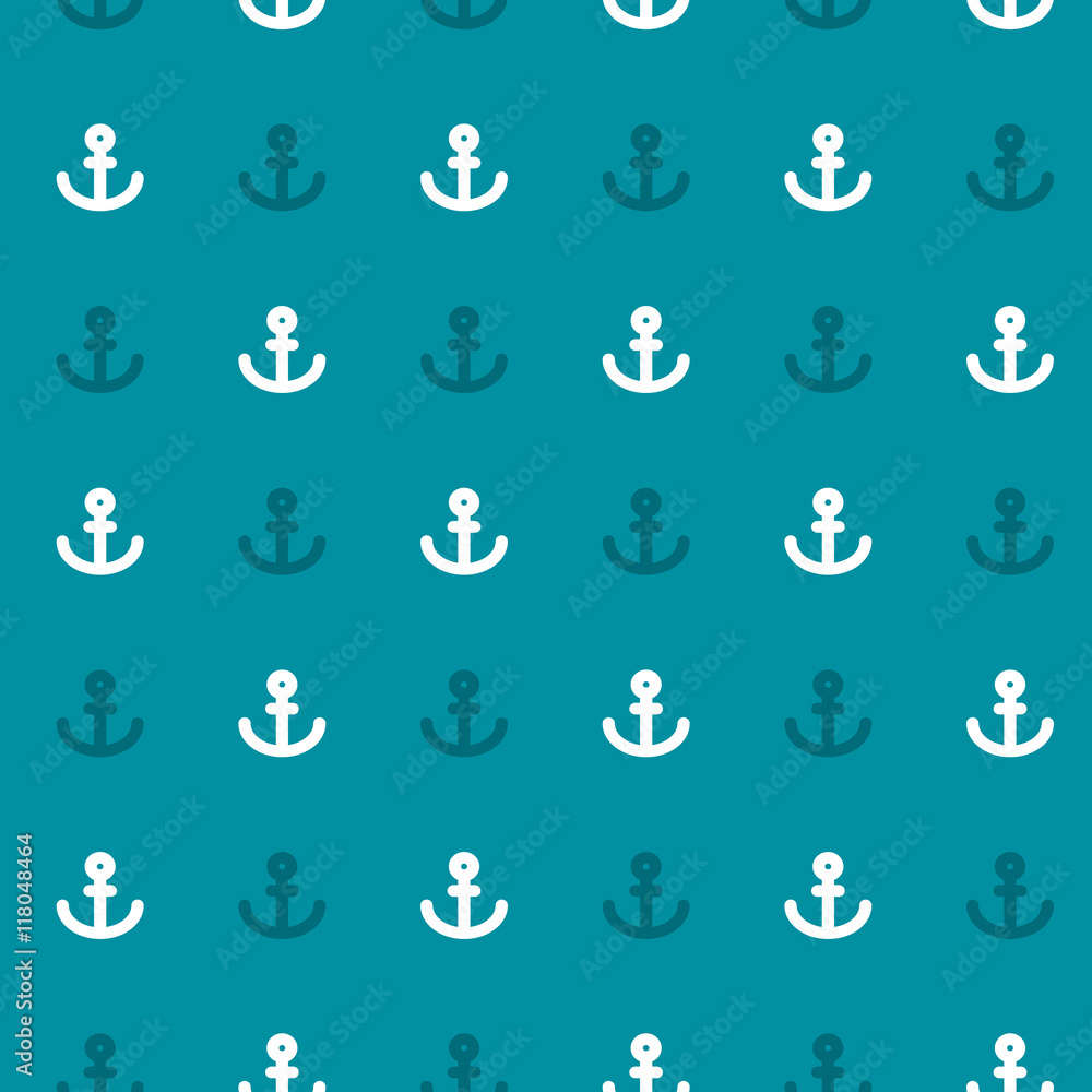 Anchor seamless pattern Anchor seamless pattern