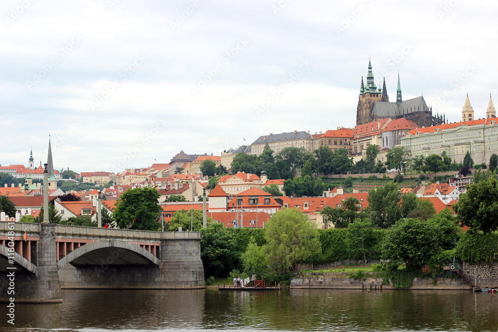 PRAGUE, CZECH REPUBLIC – JUNE 22, 2016: A view of the Prague C