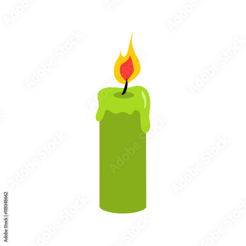 green candle icon