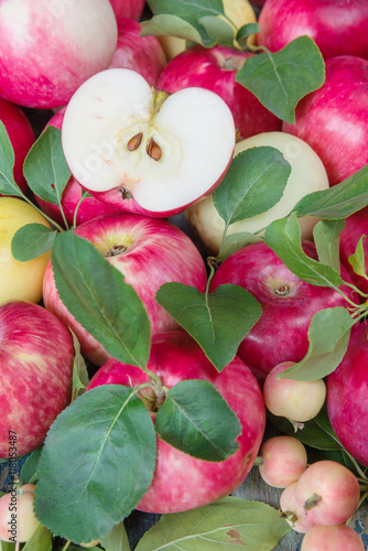 Many red apples