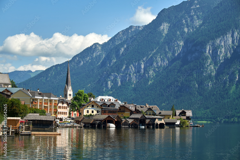 Fototapeta premium Piękny Hallstatt w Austrii