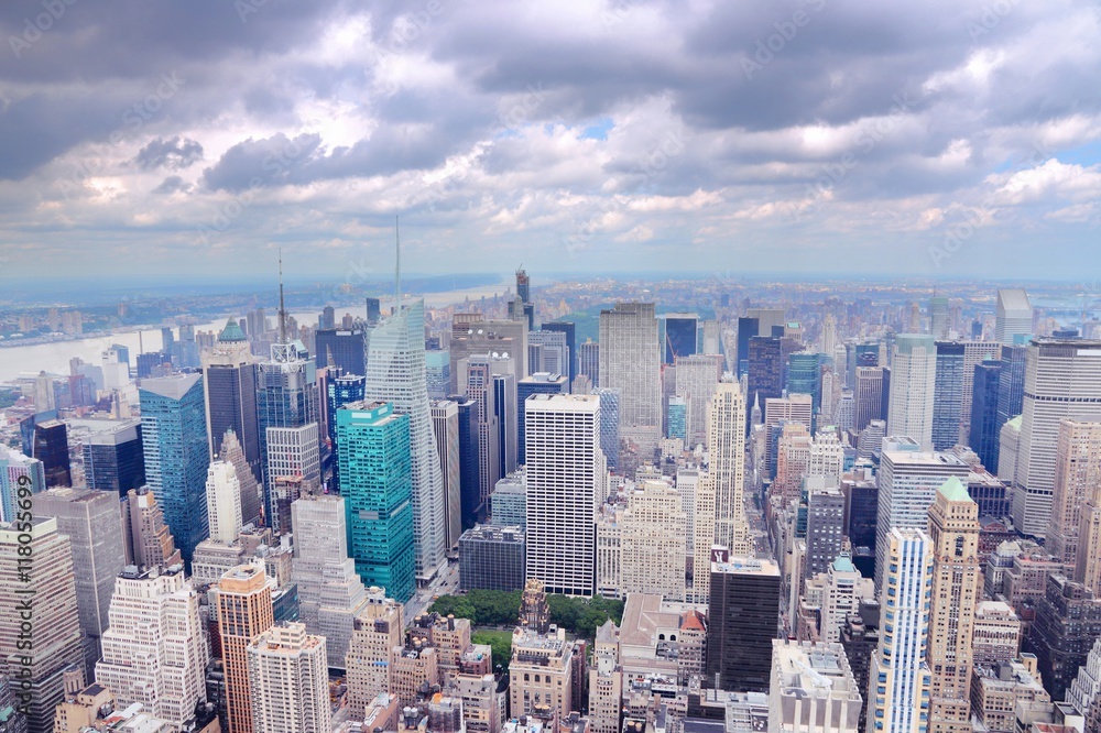 Fototapeta premium New York aerial view