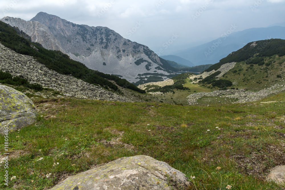 Amazing View of Sinanitsa peak and lake, Pirin Mountain, Bulgaria Amazing View of Sinanitsa peak and lake, Pirin Mountain, Bulgaria
