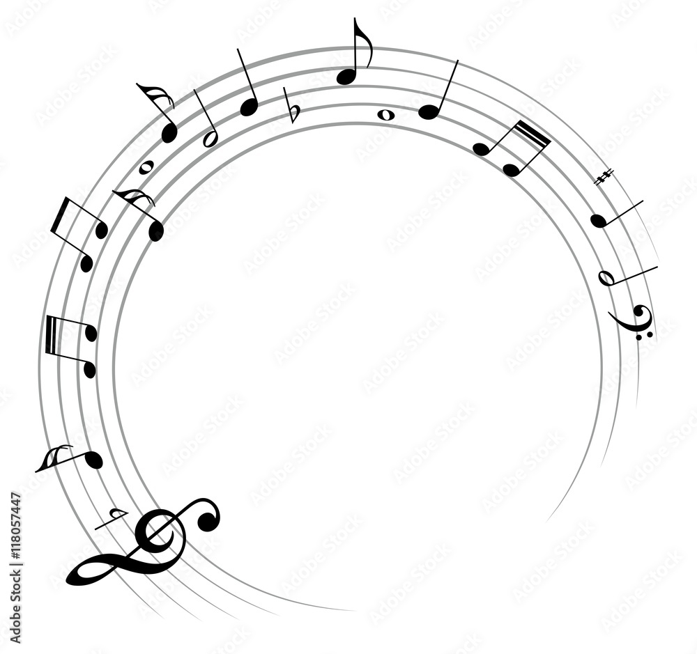 Fototapeta premium Ramka z notatkami.