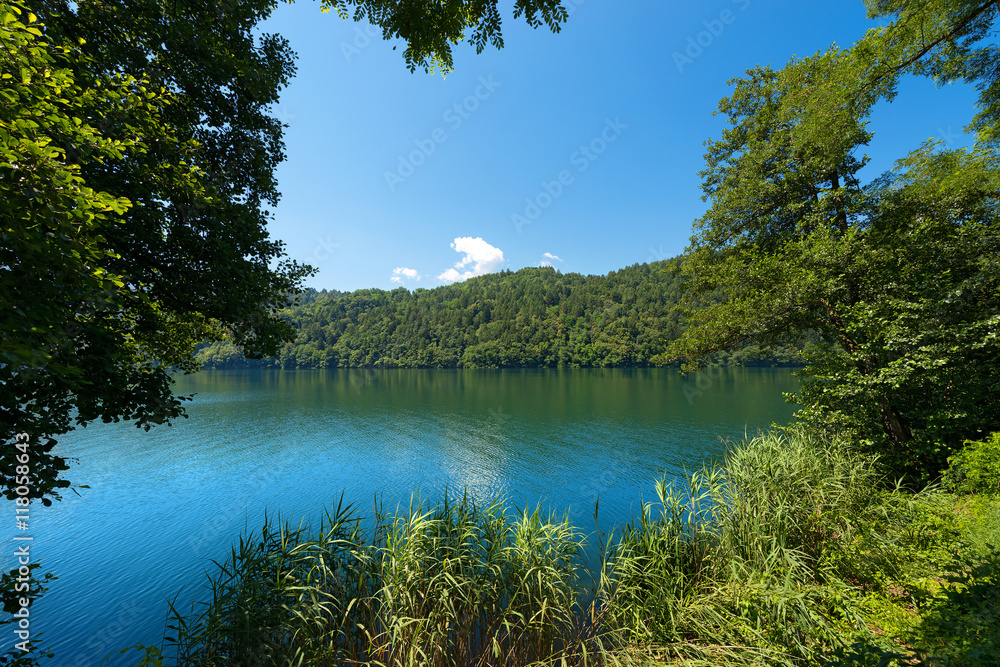 Obraz premium Levico Lake - Trentino Italy