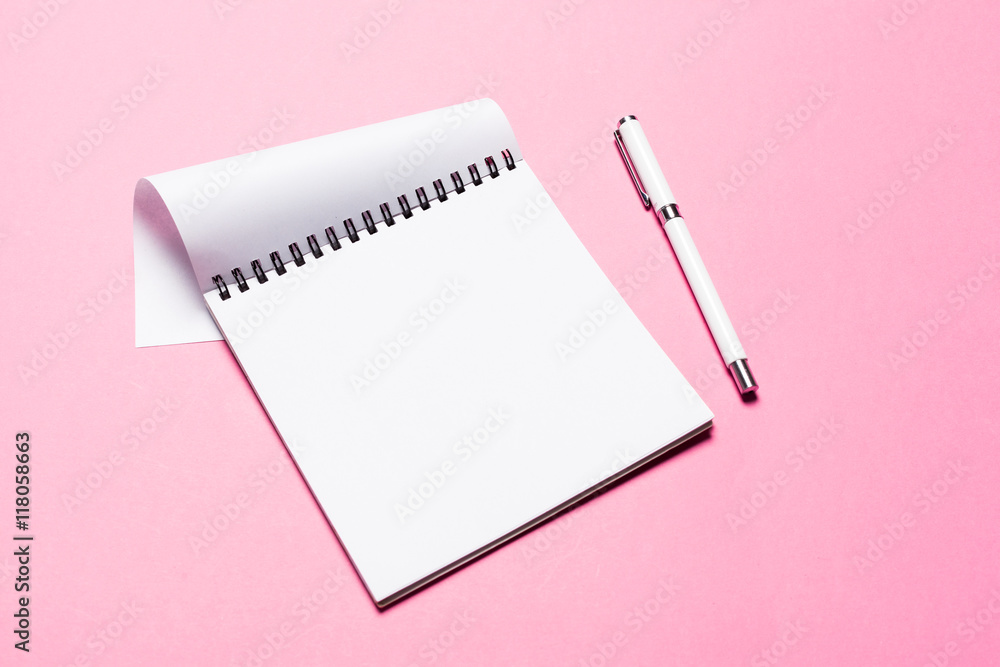 Mock up on pink background Mock up on pink background
