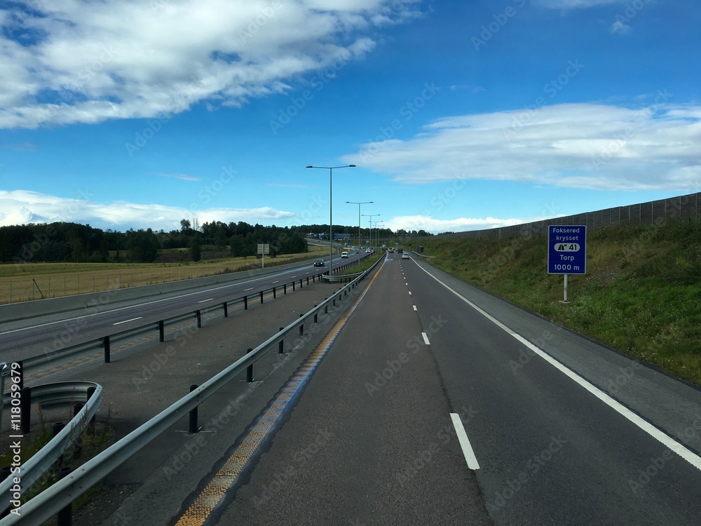 Norwegian highway in Vestfold county in Eastern Norway. Part of the European route E18.