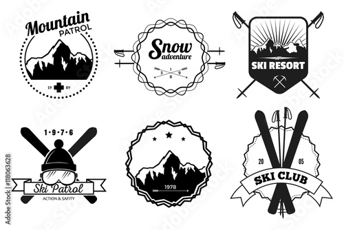 Ski Resort Emblems