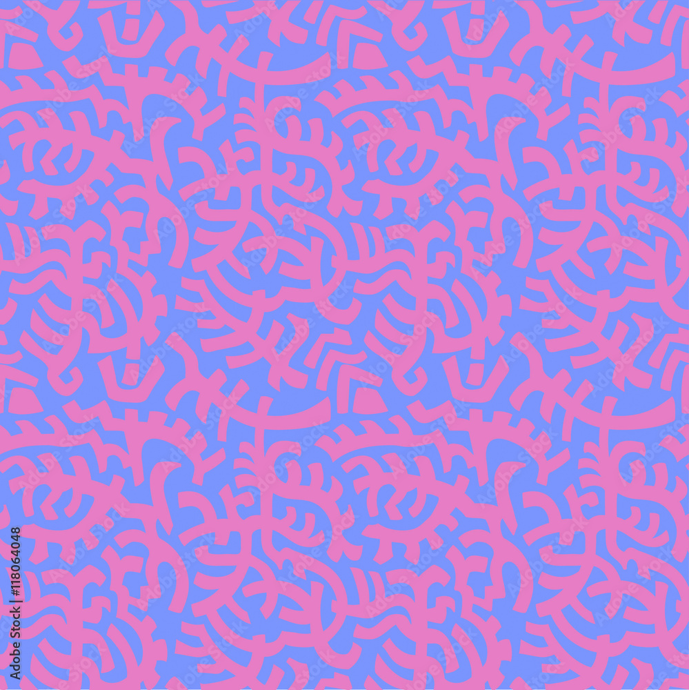 Tribal seamless rose quartz pattern on serenity background Tribal seamless rose quartz pattern on serenity background