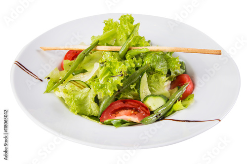 green vegetarian salad