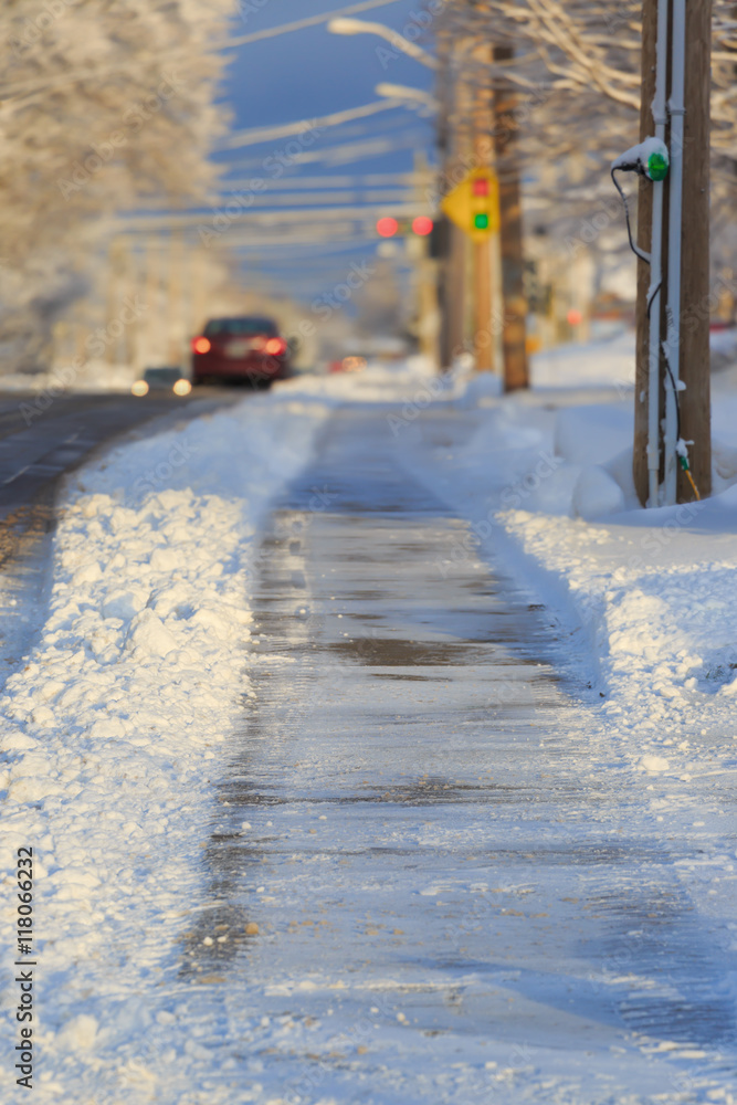Winter Sidewalk