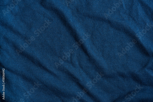 Blue fabric textured