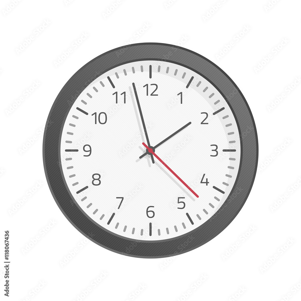 Clock flat icon Clock flat icon