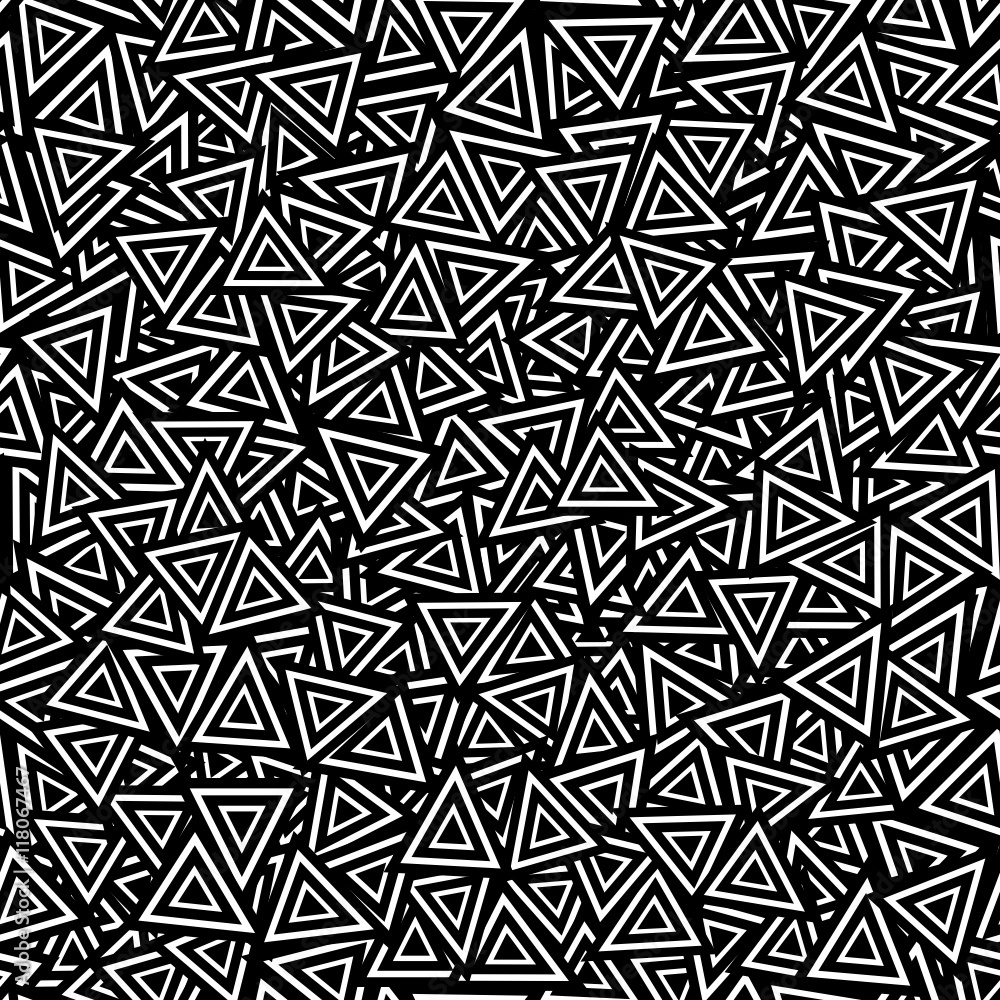 Nahtloser Hintergrund Dreiecke monochrom Nahtloser Hintergrund Dreiecke monochrom