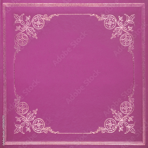 Wallpaper Mural Pink and gold leather cover Torontodigital.ca