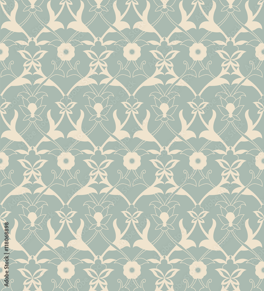 Antique seamless background 492 cross round nature vine garden flower Antique seamless background 492 cross round nature vine garden flower