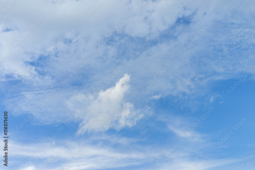 blue sky and clouds sky