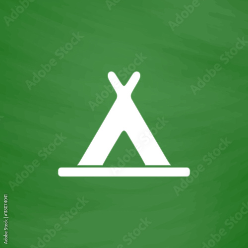 wigwam flat icon