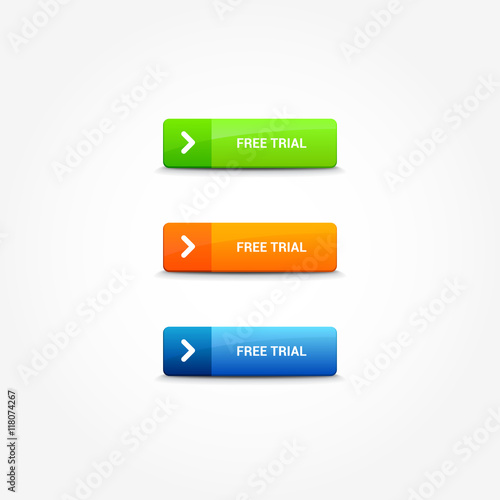 Free Trial Web Buttons