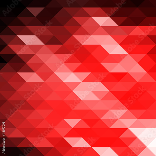 Vector geometric shapes. Colorful mosaic background.